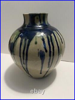 Rare 1993 Handmade Art Pottery Ceramic Vase By THOMAS R. PORTER, Kentucky USA