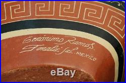 Rare Lg Vintage Mexican Ceramic Jar Fine Folk Art Museum Quality Geronimo Ramos