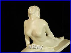Rare Signed Reba Rookwood Pasadena California Art Deco Pottery Nude Circa 1940