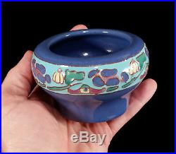 Rare Vintage California Faience Cuenca Arts Crafts Pottery Vase Bowl Eureka Inn