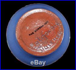 Rare Vintage California Faience Cuenca Arts Crafts Pottery Vase Bowl Eureka Inn