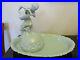 Rare Vintage Royal Haeger Blue Art Pottery Ceramic Boy Fountain Statue Tray