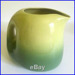 Rare Vtg 1950's MID Century Modern Tamac Art Pottery Avocado Lrg Ceramic Pitcher