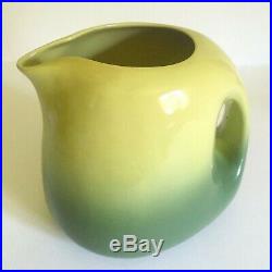 Rare Vtg 1950's MID Century Modern Tamac Art Pottery Avocado Lrg Ceramic Pitcher