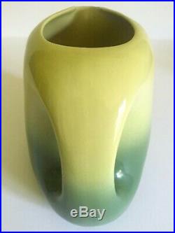 Rare Vtg 1950's MID Century Modern Tamac Art Pottery Avocado Lrg Ceramic Pitcher