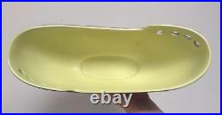 Rare Wade 50s Retro Harmony Black & Lime Mantel Vase Porthole Pierced Bowl 439