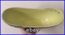 Rare Wade 50s Retro Harmony Black & Lime Mantel Vase Porthole Pierced Bowl 439