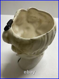 Relpo Vase Rare Vintage Blonde with Black Bow & Blue Eyes Rare Look