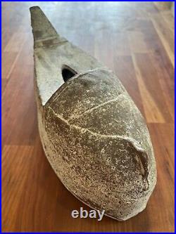 Robert Bob Brady Art Pottery Sculpture Ceramic Shoe- Signed