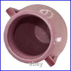 Robinson Ransbottom Ohio Vintage Art Deco Pottery Pink Ceramic Floor Vase 155