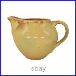 Rookwood 1901 Antique Art Pottery Mottled Brown And Yellow Ceramic Pitcher 51CZ