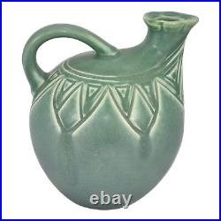 Rookwood 1907 Vintage Arts And Crafts Pottery Matte Green Ceramic Pitcher 694
