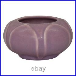 Rookwood 1923 Vintage Art Deco Pottery Matte Purple Ceramic Vase 2385