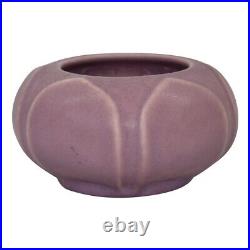 Rookwood 1923 Vintage Art Deco Pottery Matte Purple Ceramic Vase 2385
