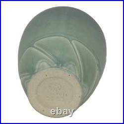 Rookwood 1938 Vintage Art Deco Pottery Matte Blue Ceramic Flower Vase 2283 Rookwood 1938 Vintage Art Deco Pottery Matte Blue Ceramic Flower Vase 2283