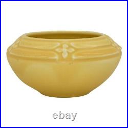 Rookwood 1940 Vintage Art Deco Pottery Yellow Ceramic Bowl 2127