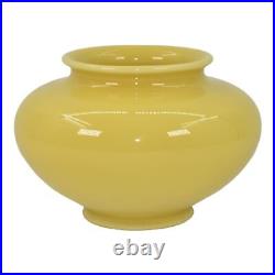 Rookwood 1950 Vintage Art Pottery Mid Century Modern Yellow Ceramic Vase 6660F