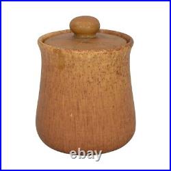 Rookwood Art Pottery 1910 Antique Brown Ceramic Humidor Jar 898