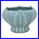Rookwood Art Pottery 1921 Vintage Matte Blue Six Leaves Ceramic Vase 2358