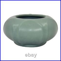 Rookwood Art Pottery 1923 Arts and Crafts Matte Blue Green Ceramic Vase 2385