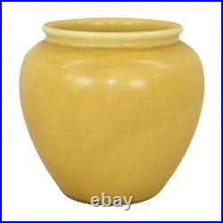 Rookwood Art Pottery 1924 Vintage Art Deco Matte Yellow Ceramic Vase 931