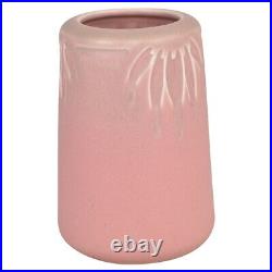Rookwood Art Pottery 1928 Vintage Matte Pink Floral Ceramic Vase 1903