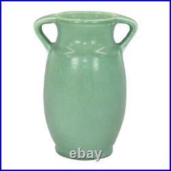 Rookwood Art Pottery 1929 Vintage Arts And Crafts Matte Green Ceramic Vase 2557