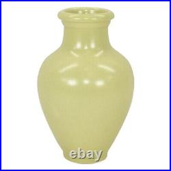 Rookwood Art Pottery 1939 Vintage Art Deco Yellow Green Ceramic Vase 6195F
