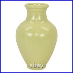 Rookwood Art Pottery 1939 Vintage Art Deco Yellow Green Ceramic Vase 6195F