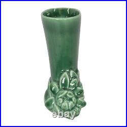 Rookwood Art Pottery 1940 Vintage Art Deco High Glaze Green Ceramic Vase 6983