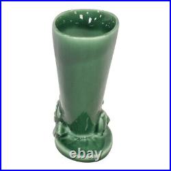 Rookwood Art Pottery 1940 Vintage Art Deco High Glaze Green Ceramic Vase 6983