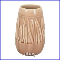 Rookwood Art Pottery 1951 Vintage Mid Century Brown Cattails Ceramic Vase 2592
