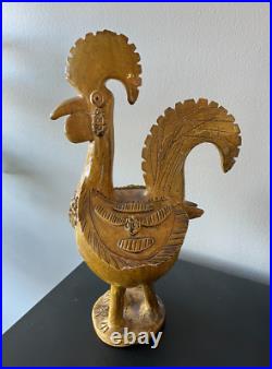 Rosa Ramalho Signed Ceramic Portuguese Folk Art Pottery Rooster