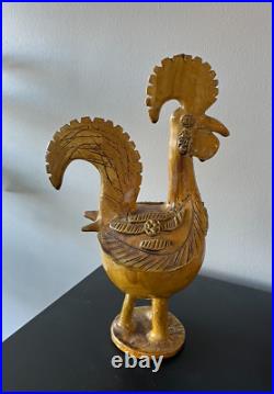 Rosa Ramalho Signed Ceramic Portuguese Folk Art Pottery Rooster