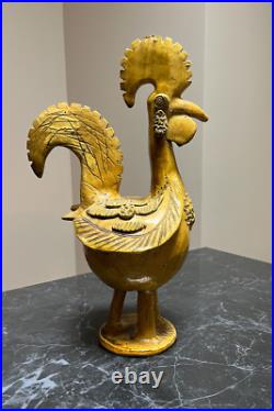 Rosa Ramalho Signed Ceramic Portuguese Folk Art Pottery Rooster