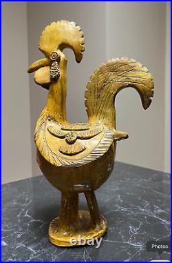 Rosa Ramalho Signed Ceramic Portuguese Folk Art Pottery Rooster