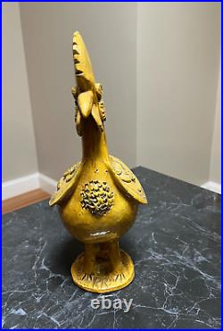 Rosa Ramalho Signed Ceramic Portuguese Folk Art Pottery Rooster