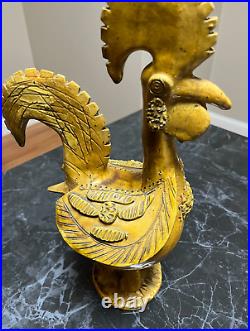 Rosa Ramalho Signed Ceramic Portuguese Folk Art Pottery Rooster