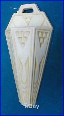 Roseville Antique Old Ivory Ceramic design Wall Pocket Arts & Crafts 10