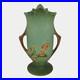 Roseville Bittersweet Green 1951 Vintage Mid Century Modern Pottery Vase 885-10