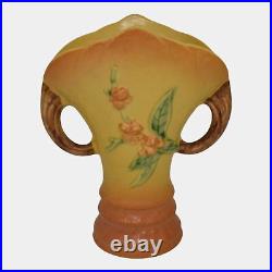 Roseville Bittersweet Yellow 1951 Vintage Art Pottery Ceramic Vase 884-8