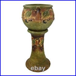 Roseville Blackberry 1932 Vintage Art Pottery Ceramic Jardiniere Pedestal 623-10