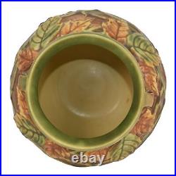 Roseville Blackberry 1932 Vintage Art Pottery Green Bulbous Ceramic Vase 574-6