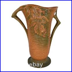 Roseville Bushberry 1941 Vintage Art Pottery Russet Ceramic Vase 38-12