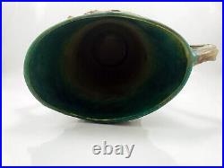 Roseville Bushberry Dark Green Pottery Ceramic Vase 38-12 ca. 1941 Nice Mold