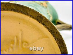 Roseville Bushberry Dark Green Pottery Ceramic Vase 38-12 ca. 1941 Nice Mold