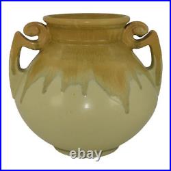 Roseville Carnelian I Green 1924 Vintage Art Pottery Ceramic Vase 318-8