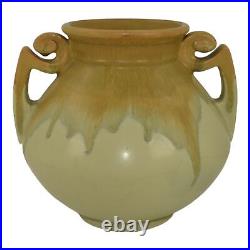 Roseville Carnelian I Green 1924 Vintage Art Pottery Ceramic Vase 318-8