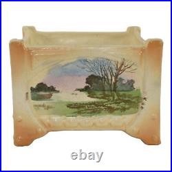 Roseville Ceramic Design 1916 Antique Art Pottery Dutch Landscape Planter 203