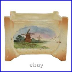 Roseville Ceramic Design 1916 Antique Art Pottery Dutch Landscape Planter 203